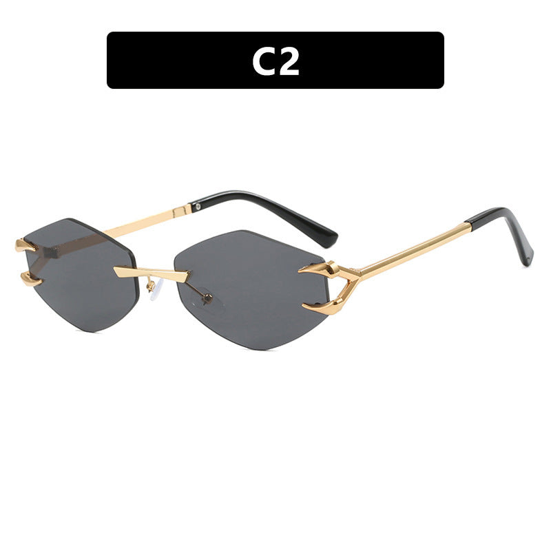 Women's geometric designer sunglasses with outstanding metal frame Kalsten