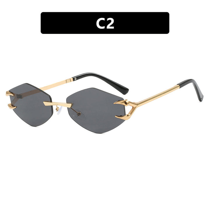 Women's geometric designer sunglasses with outstanding metal frame Kalsten