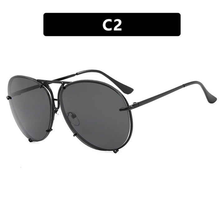 Ladies' flight sunglasses with stylish metal frame and UV protection Kalsten