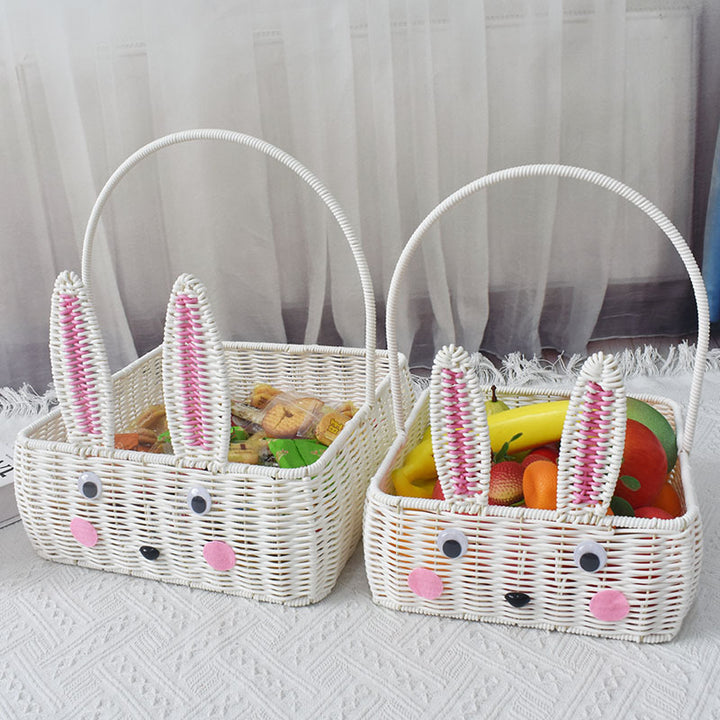 Decorative Bunny-Themed Storage Basket Kalsten