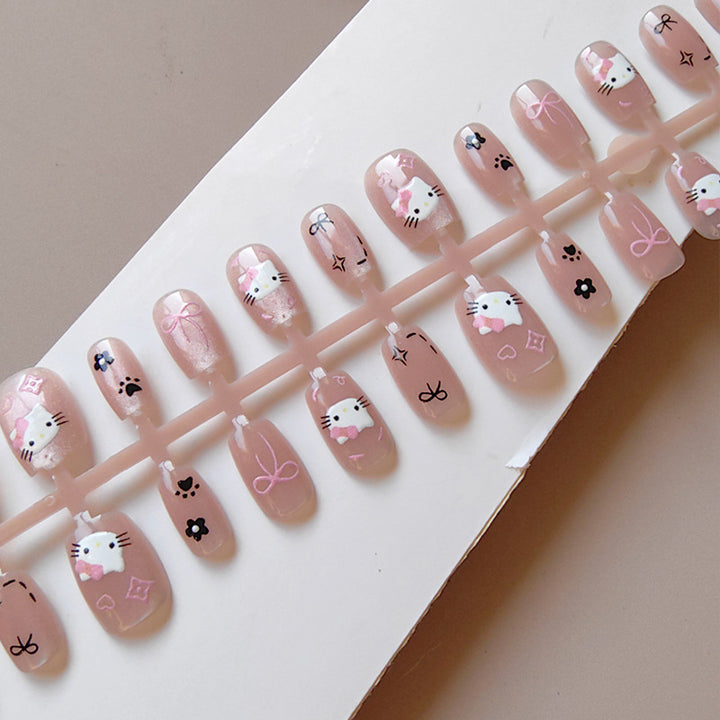 Kawaii Art Fake Nails In Playful Design Kalsten