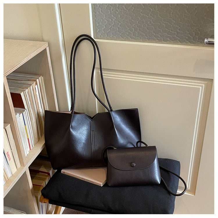Minimalist Structured Tote Bag Set