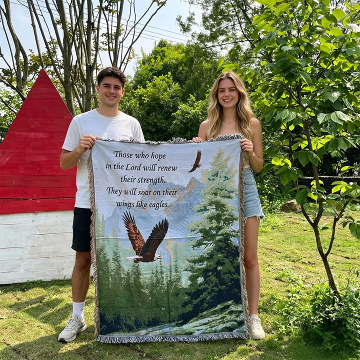 Inspirational Tapestry Throw Blanket