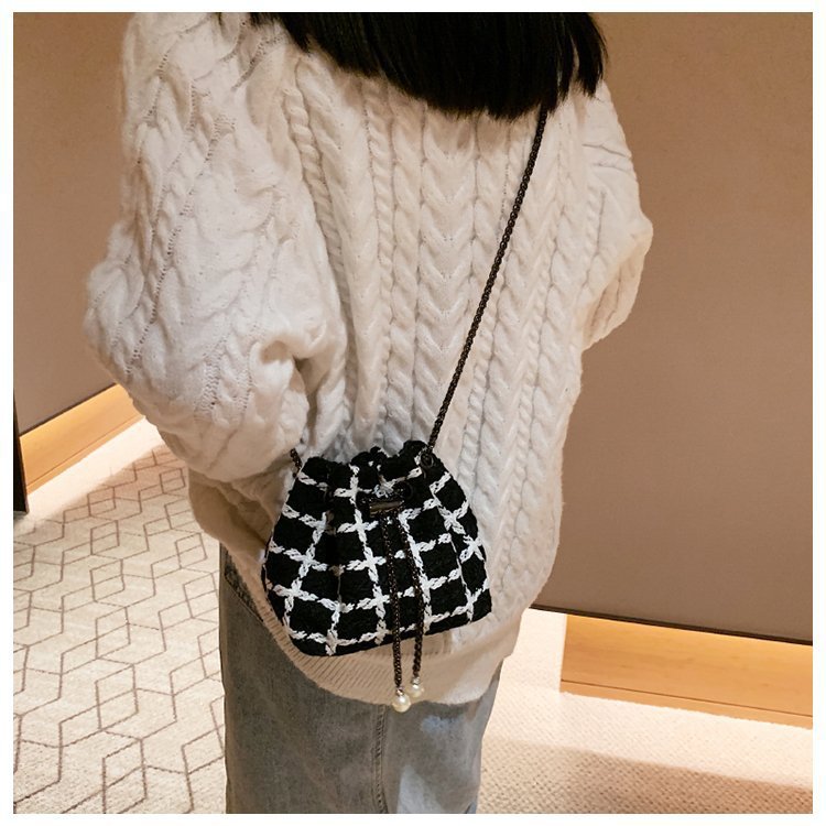 Woven Bucket Handbag