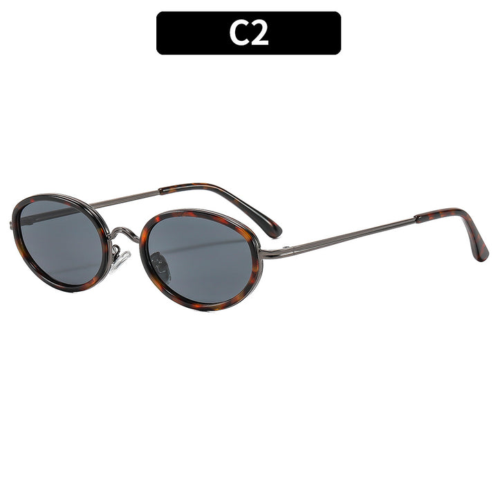 Chic Oval Frame Sunglasses  1787664033