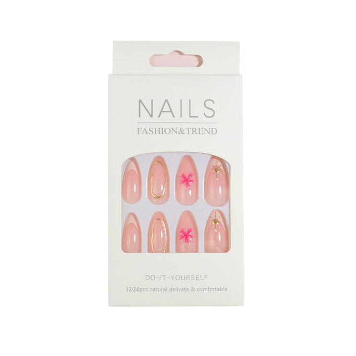 Elegant Floral Design Press-On Nails Set Kalsten