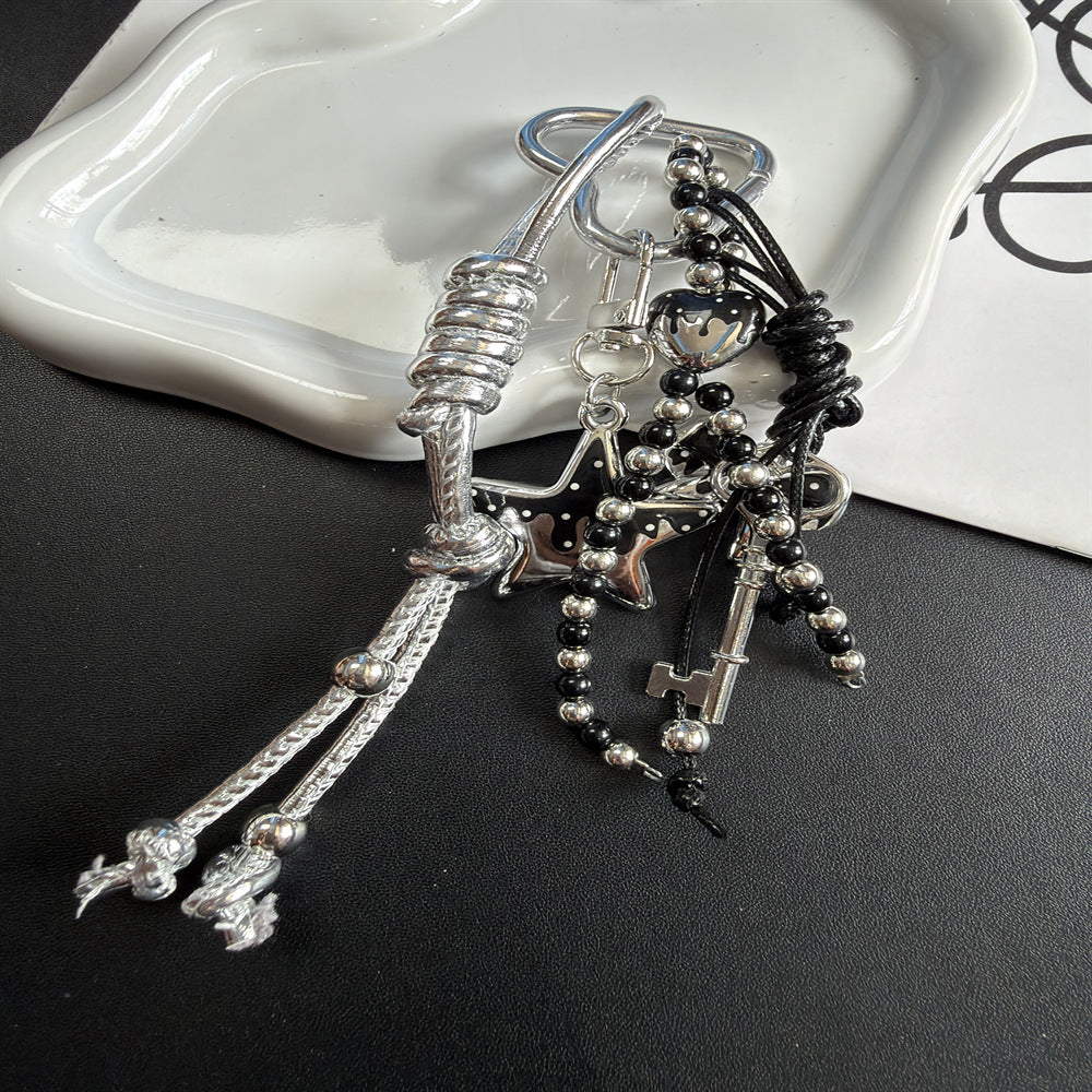 Unique Beaded Charm Keychain Holder Kalsten