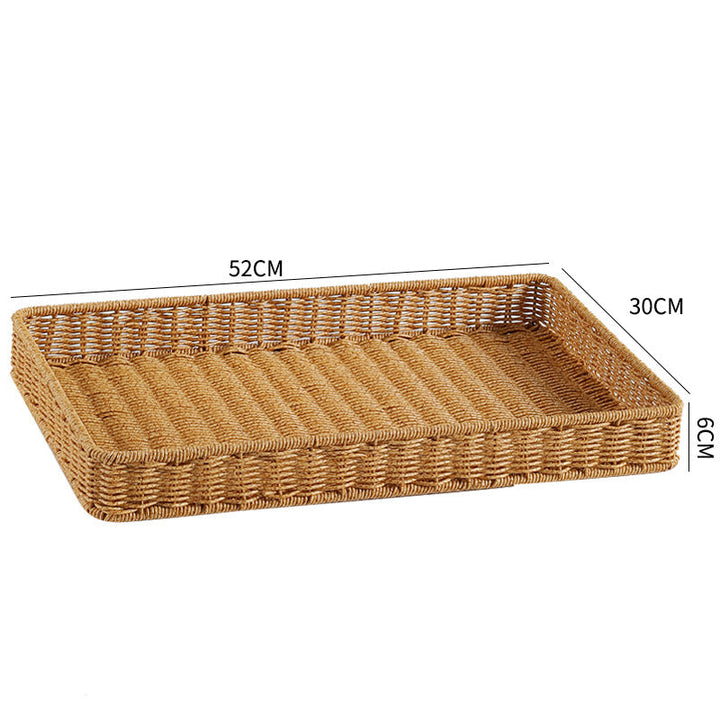 Woven Storage Serving Tray Kalsten