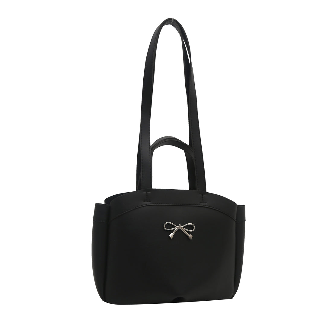 Elegant Bow Accent Handheld Tote Bag Kalsten