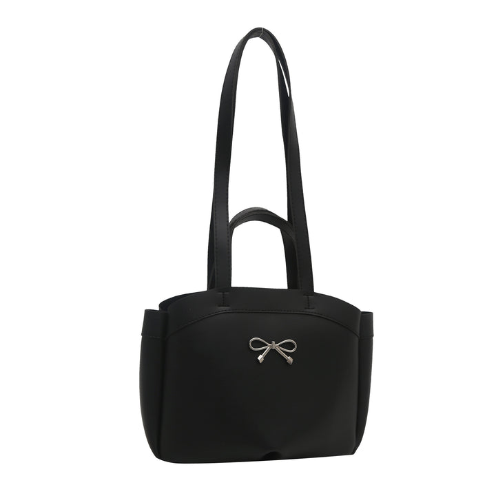 Elegant Bow Accent Handheld Tote Bag Kalsten