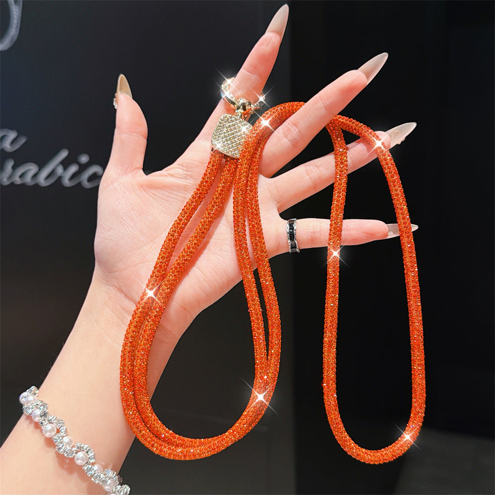 Rhinestone-Embellished Eyewear Lanyard Kalsten