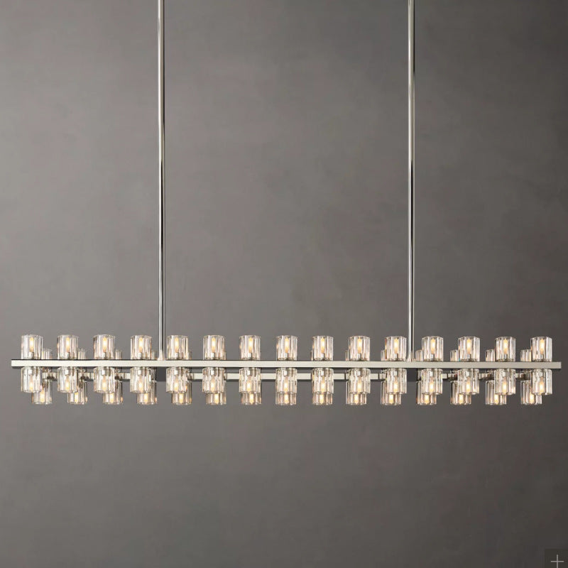 Modern Crystal Circle Chandelier