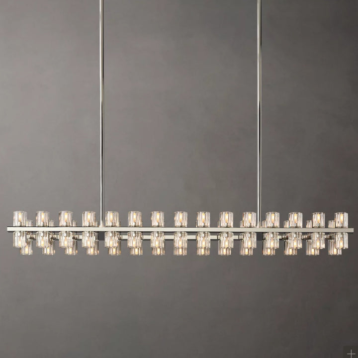 Modern Crystal Circle Chandelier