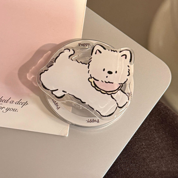 Playful smartphone finger holder in dog design Kalsten