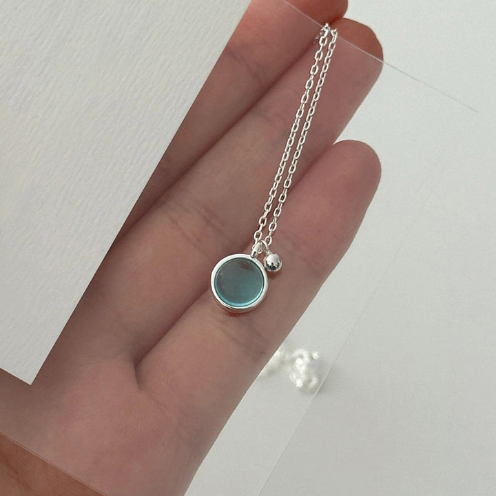 Elegant Silver Pendant Necklace Kalsten
