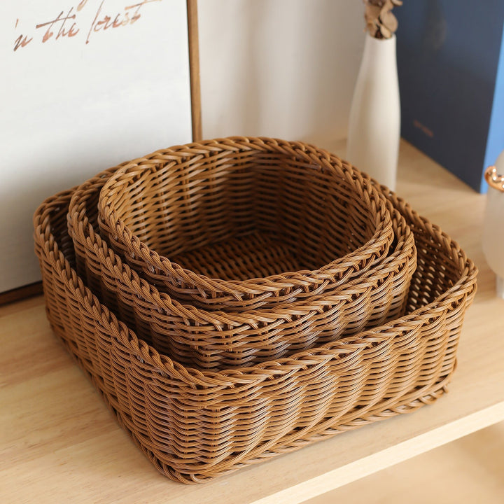 Elegant Woven Storage Basket with High-Quality Finish Kalsten