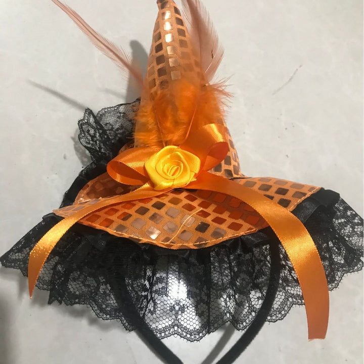 Glittering Witch Hat Decoration