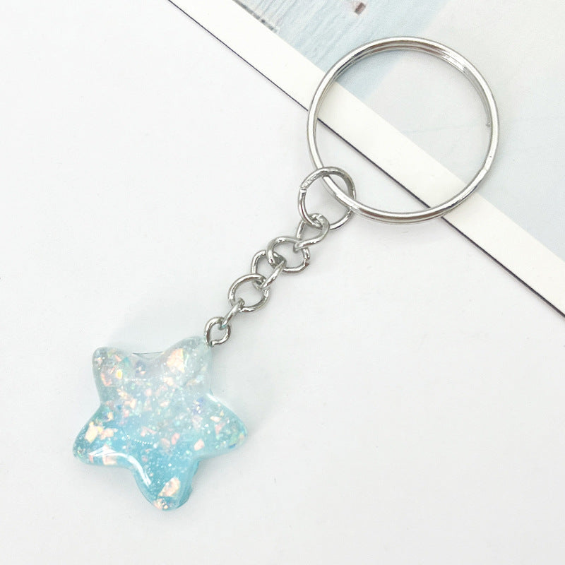Star-Shaped Acrylic Keychain Kalsten
