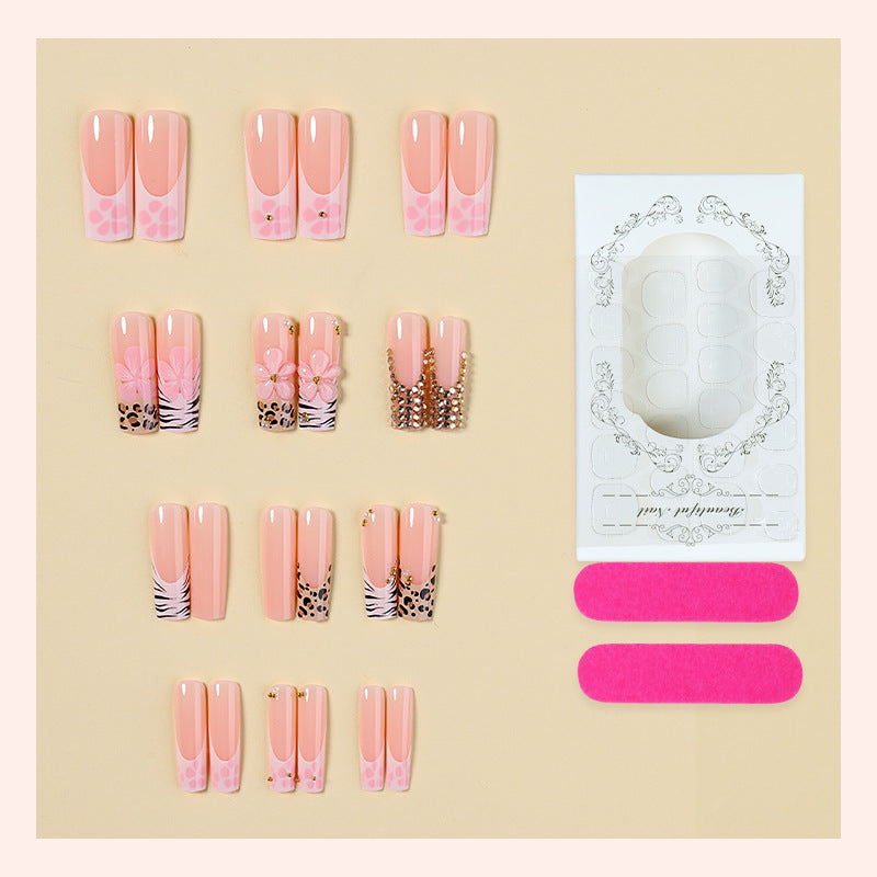 Elegant Decorative Press-On Nail Set kalsten 1788495542