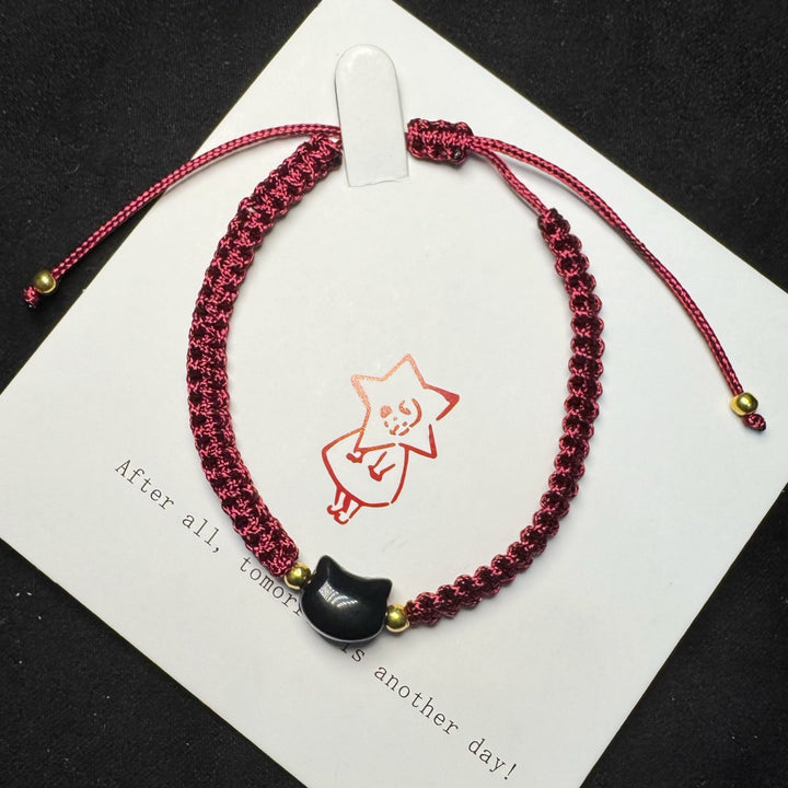 Adjustable Cat-Themed Friendship Bracelet Kalsten
