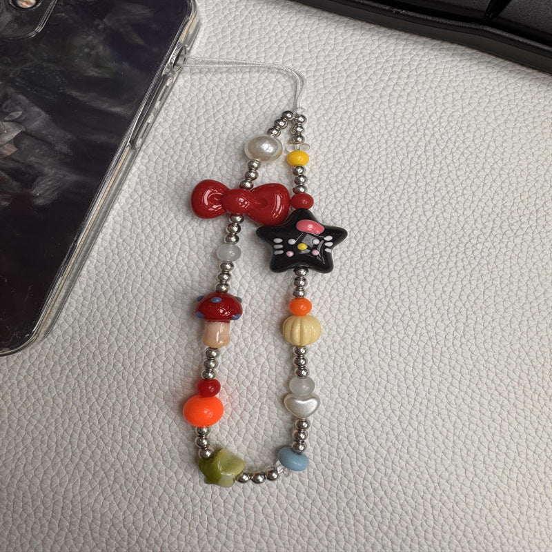 Playful Beaded Charm Eyewear Holder Kalsten