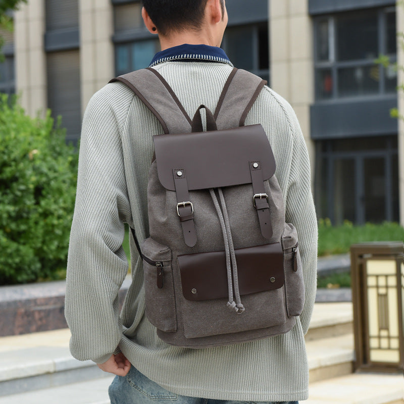 Vintage Canvas Rucksack Kalsten