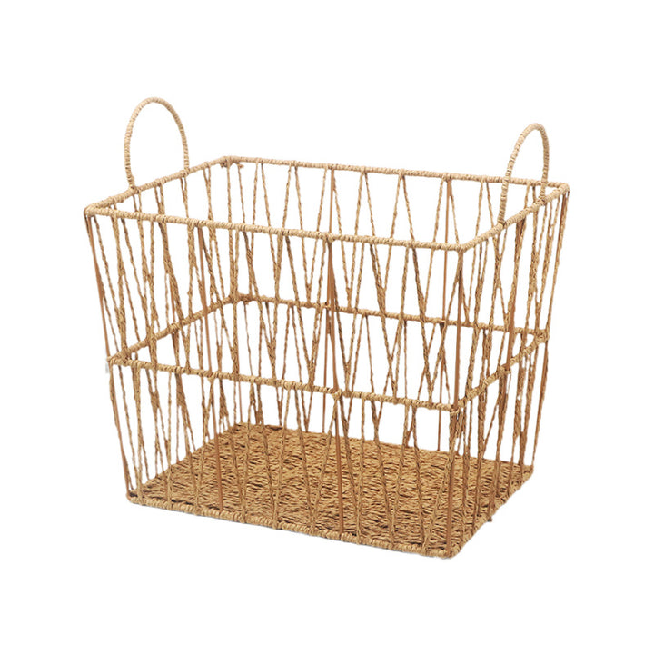 Handcrafted Rope Woven Storage Basket Kalsten