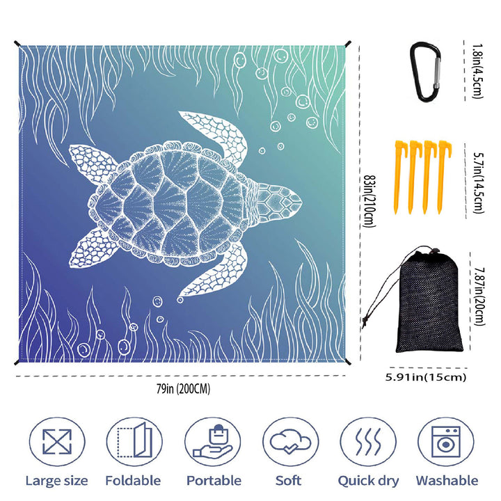 Extra-Large Portable Beach Mat Kalsten