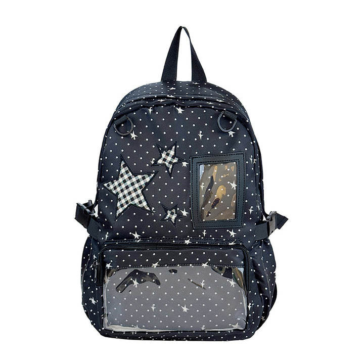 Fun and Stylish Star-Embellished Backpack Kalsten