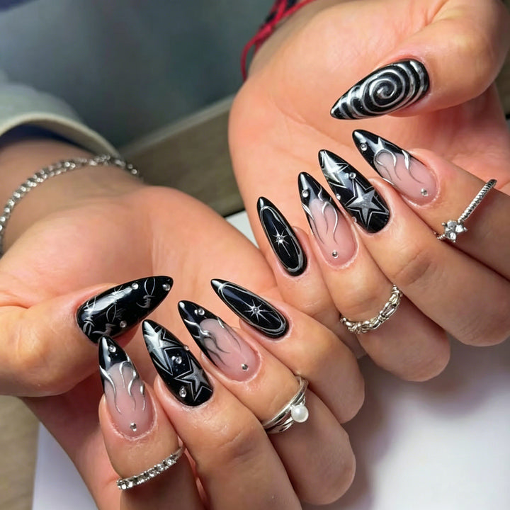 Artistic Glamorous Press-On Nail Art Kalsten