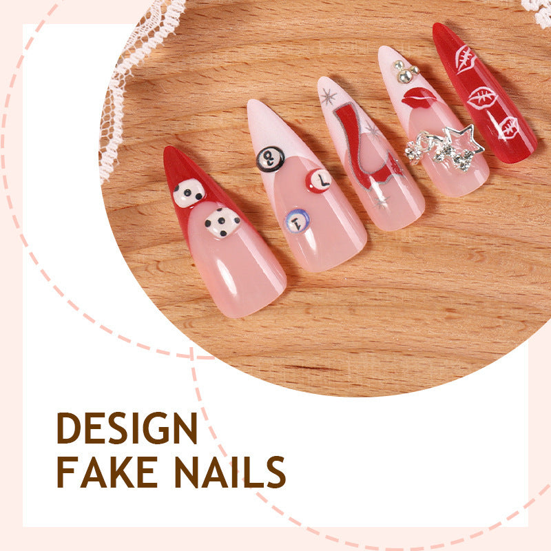 Creative Nail Art Set with Mixed Motifs Kalsten