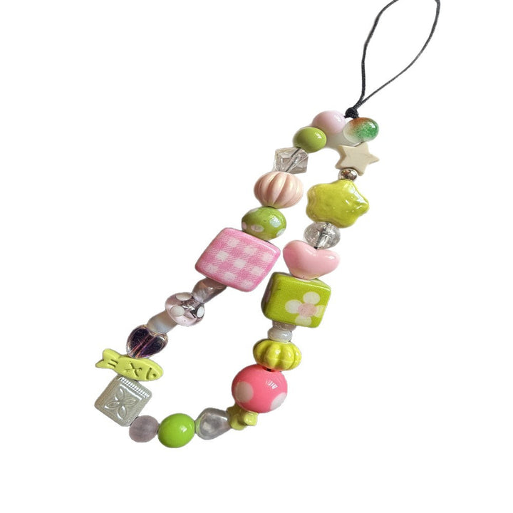 Fun Decorative Beaded Keychain Kalsten