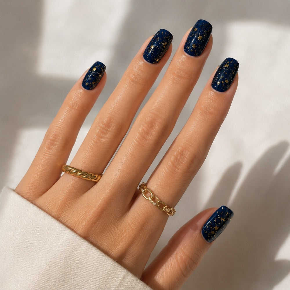 Starry Night Press-On Nail Set Kalsten