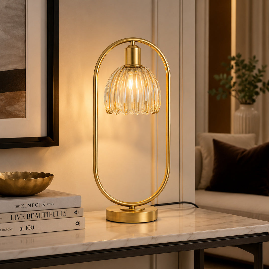 Modern Crystal Globe Table Lamp