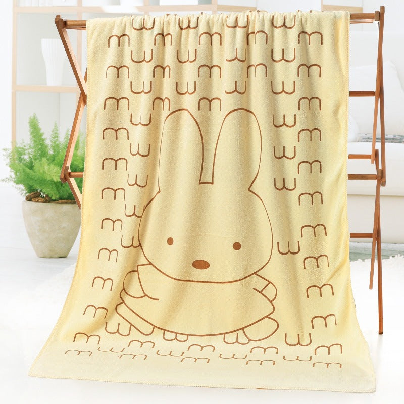Cartoon-Themed Plush Fleece Blanket