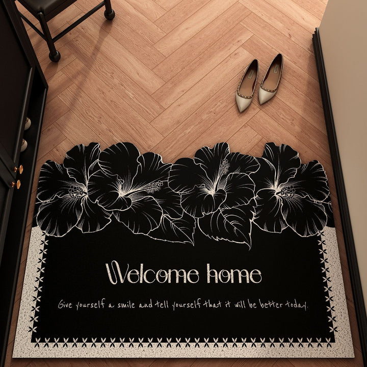 Floral-Themed Welcome Mat Kalsten