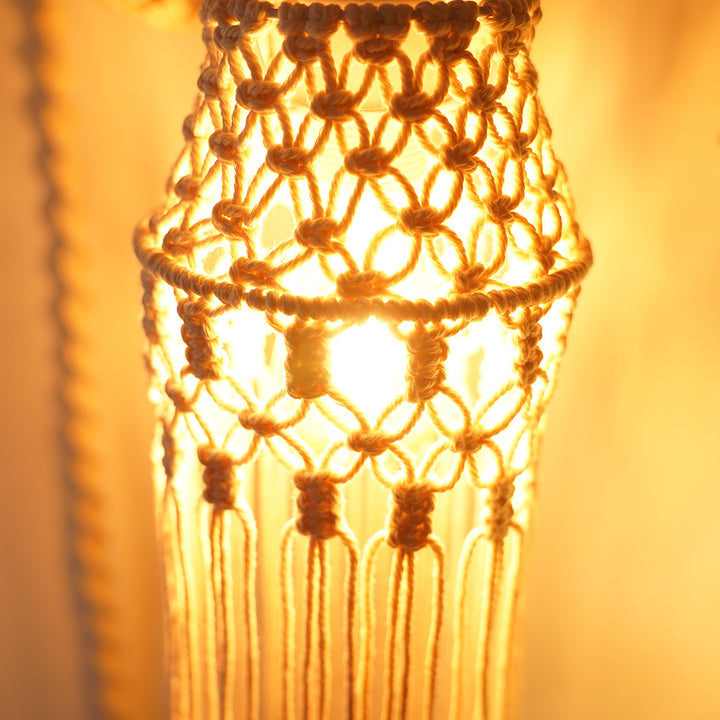 Decorative Macramé Pendant Light Kalsten