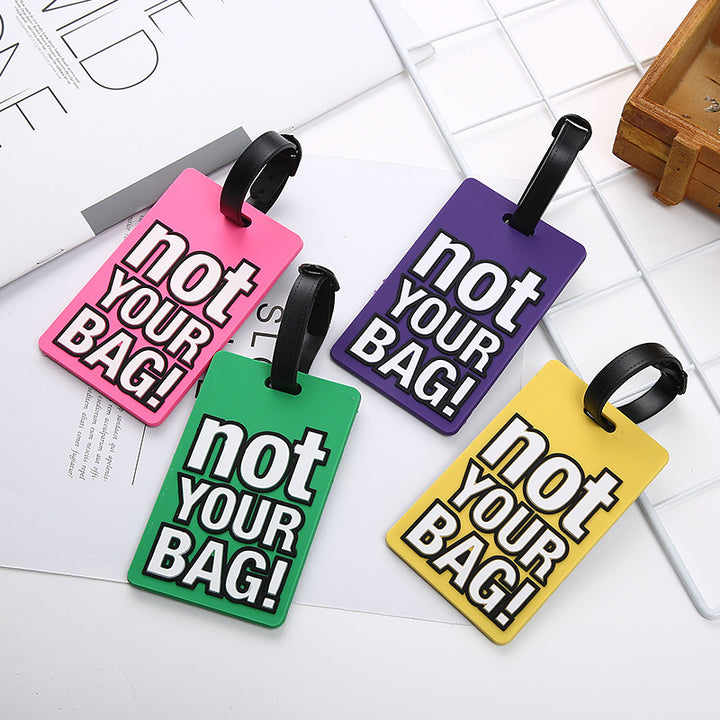 Unisex Luggage Tag with Eye-catching Message Kalsten