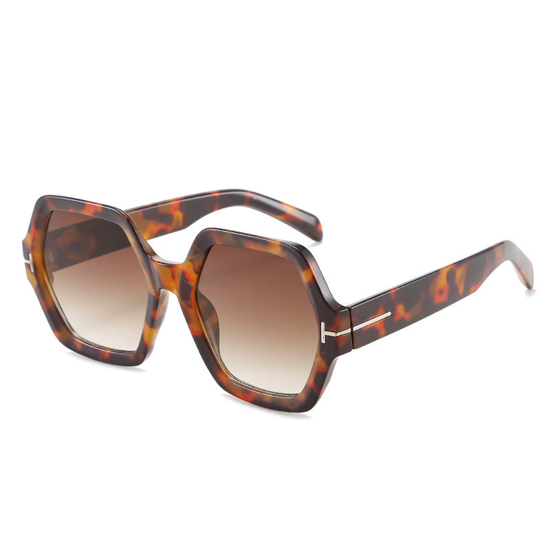 Stylish Oversized Hexagonal Sunglasses Kalsten