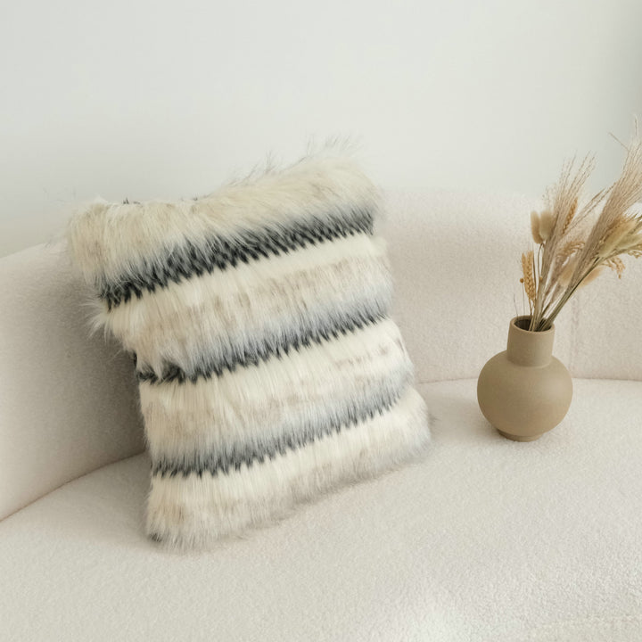 Textured Home Throw Pillow for Sofa Decor
