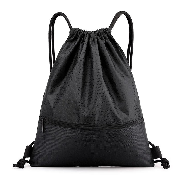 Honeycomb Patterned Drawstring Gym Bag Kalsten