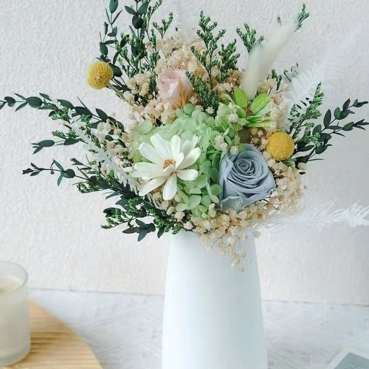 Lifelike Botanical Floral Arrangement