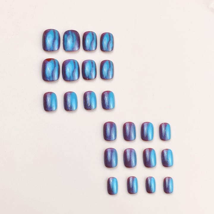 Artistic Press-On Nail Art Enhancements Kalsten