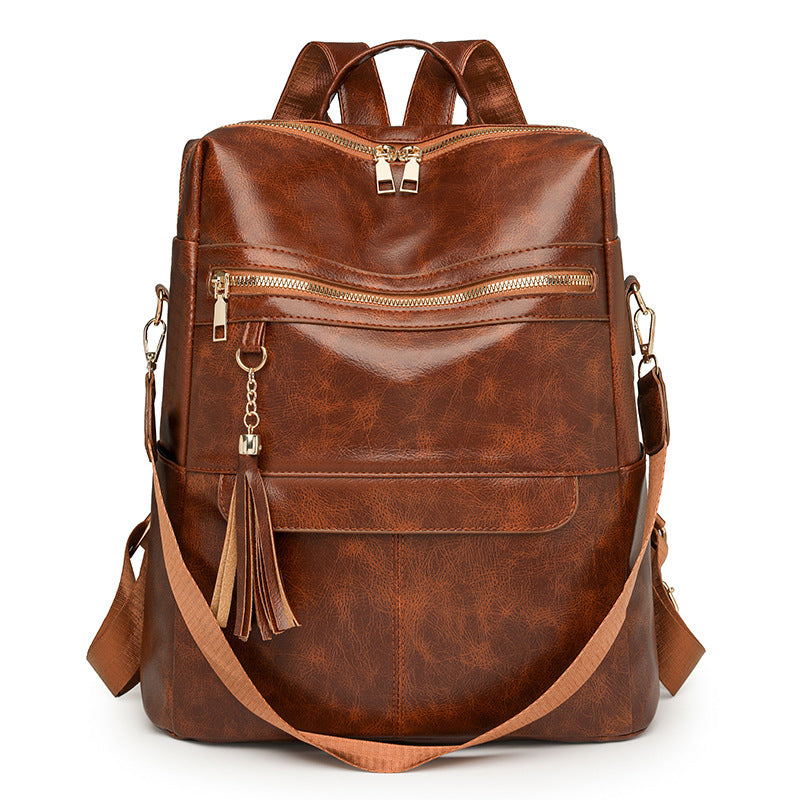 Multi-Purpose Stylish Leather Backpack Kalsten