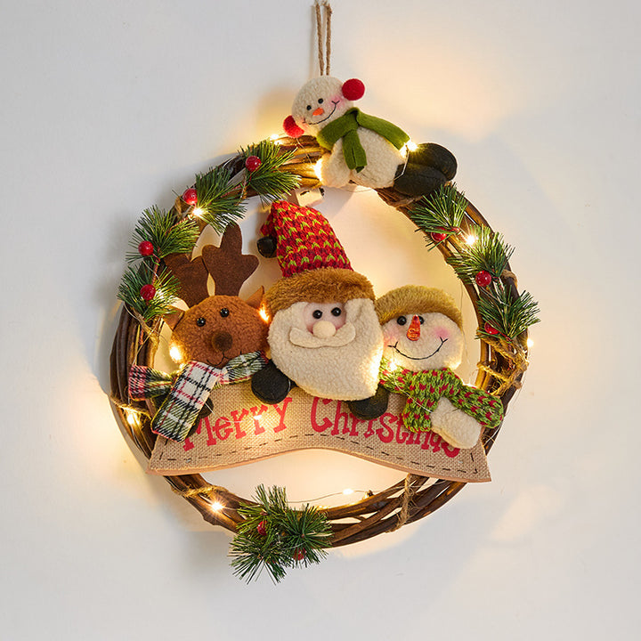 Christmas wreath with lights Kalsten