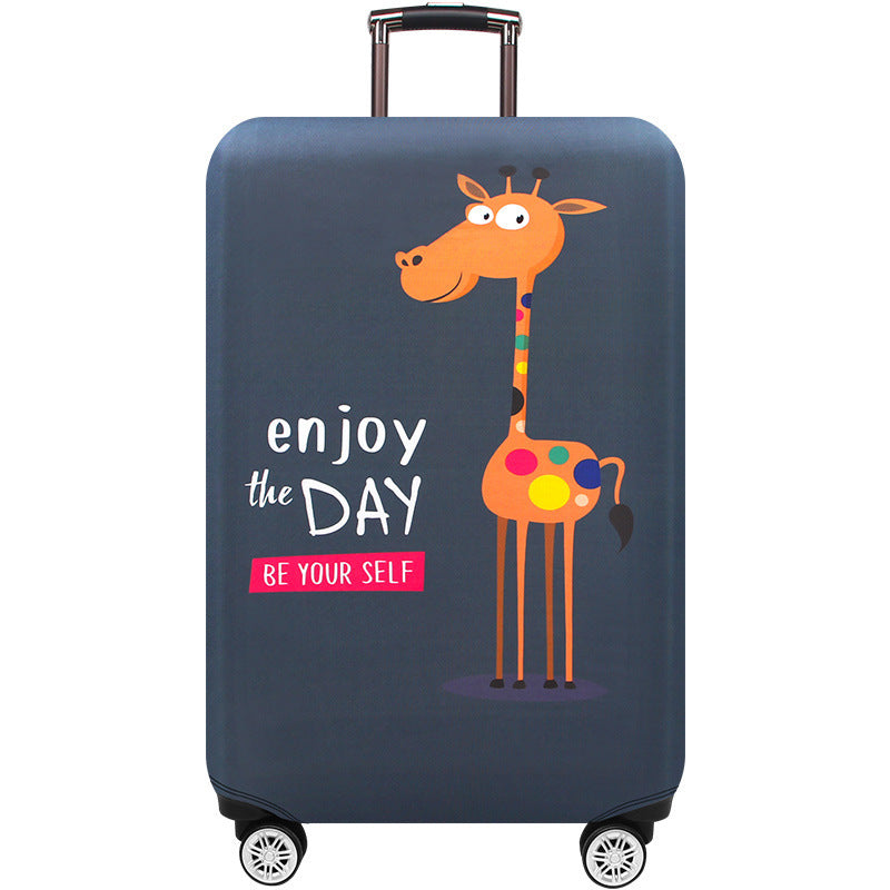Women's hard-shell suitcase with cheerful giraffe design Kalsten