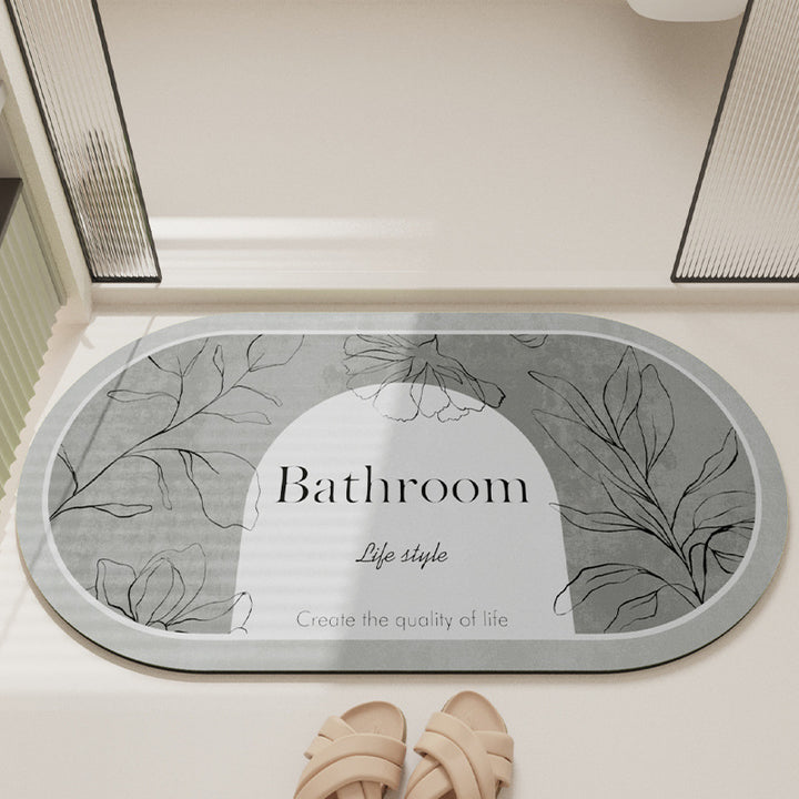 Stylish Bathroom Floor Mat Kalsten
