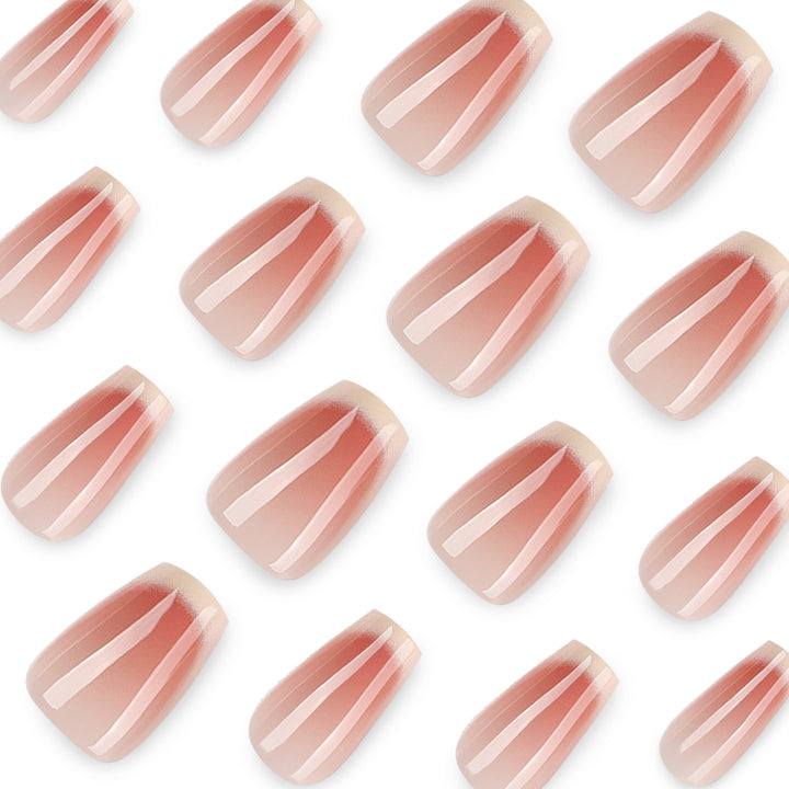 Artful acrylic nails with elegant gradient Kalsten
