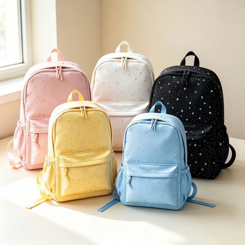 Star-Patterned Academic Backpack Kalsten