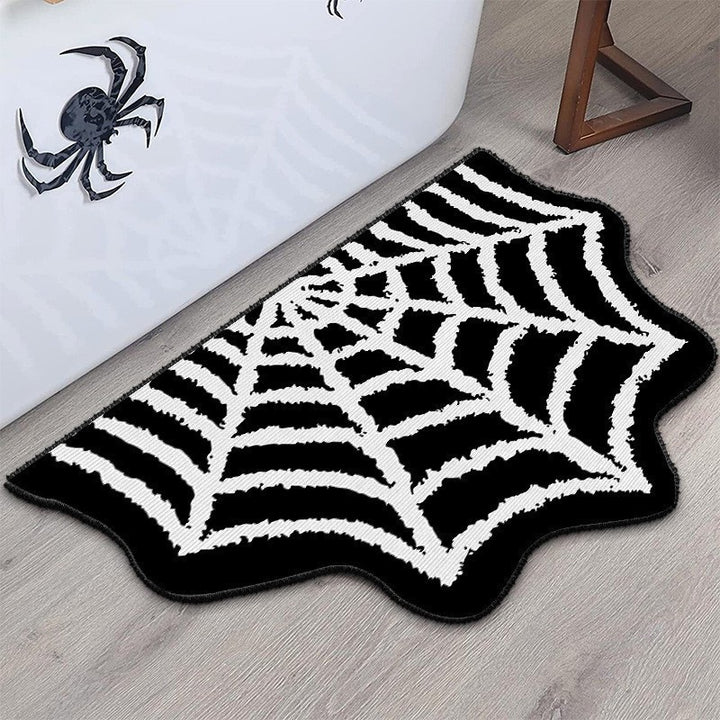 Playful Ghost-Themed Bath Mat